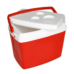 Caixa Térmica 34L Vermelha - 42551 - Comercial Salla