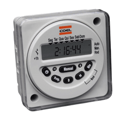 Timer Programador Horário Digital Coel Porta Paine... - Comercial Salla