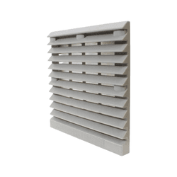 Veneziana com Filtro para Ventilador 120MM Metalte... - Loja do Salla