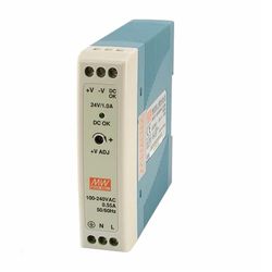 Fonte Chaveada 110/220V 24VCC 1A 20W MDR-20-24 Met... - Loja do Salla
