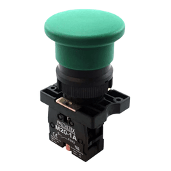 Botao Soco Impulsao Verde 1NA P20AMR-G-1A Metaltex... - Loja do Salla
