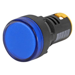 Sinaleiro Azul 24VCA/VCC Metaltex - 37930 - Loja do Salla