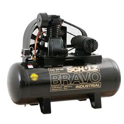 Compressor CSL20 200L 5CV 2P 220/380V 175PSI Bravo... - Loja do Salla
