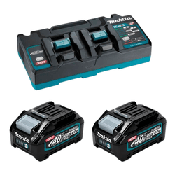 KIT 2 BATERIAS 40V 4.0AH CARREGADOR BIVOLT E MALET... - Loja do Salla