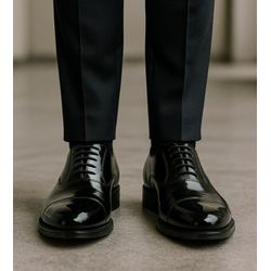 SAPATO MARINER MILITAR PRETO ENVERNIZADO ALTO BRIL... - MARINERFORCE