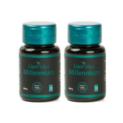2 Potes Lipo Plus Millennium - Lipo Plus Original