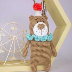 Ursinho Amigurumi Com Chapéu - Marmelo Doce