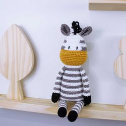 Zebra Amigurumi - Marmelo Doce