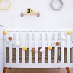 Varal Decorativo Bolinhas Amarelo - Marmelo Doce