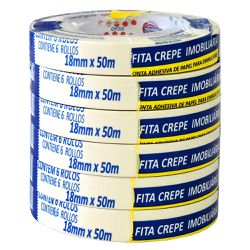 Fita Crepe MSK 6140 18mmx50m - Eurocel - Marquezim Tintas