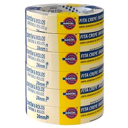 Fita Crepe MSK 6140 24mmx50m - Eurocel - Marquezim Tintas