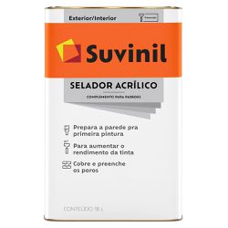 Selador Acrílico Premium Fosco 18L - Suvinil - Marquezim Tintas