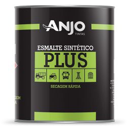 Esmalte Sintético Plus Fosco 0,9L Preto - Anjo - Marquezim Tintas