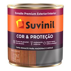 Esmalte Sintético Brilhante 0,225L - Suvinil Cor e... - Marquezim Tintas