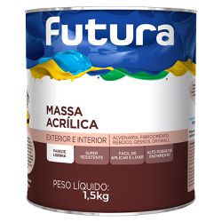 Massa Acrílica 1,5KG - Futura - Marquezim Tintas