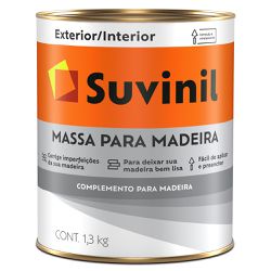 Massa para Madeira 1,3KG - Suvinil - Marquezim Tintas