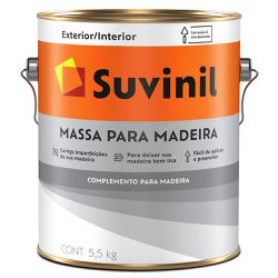 Massa para Madeira 5,5KG- Suvinil - Marquezim Tintas