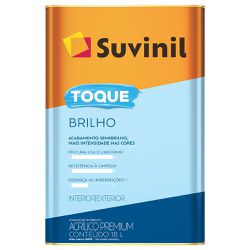 Tinta Acrílica Premium Semi Brilho 18L Branco - Su... - Marquezim Tintas