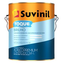 Tinta Acrílica Premium Semi Brilho 3,6L Branco - S... - Marquezim Tintas
