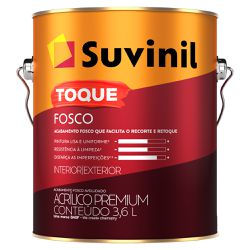 Tinta Látex Premium Fosco Aveludado 3,6L - Suvinil... - Marquezim Tintas