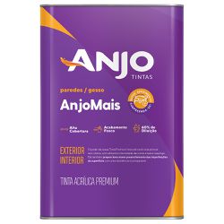 Tinta Acrílica Fosca Premium Anjo Mais 18L Branco ... - Marquezim Tintas