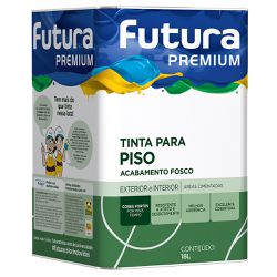 Tinta Premium para Piso Fosca 18L - Futura - Marquezim Tintas