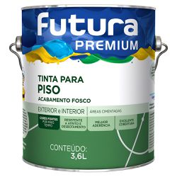 Tinta Premium para Piso Fosca 3,6L - Futura - Marquezim Tintas