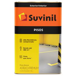 Tinta Piso Acrílico Premium Fosco 18L - Suvinil - Marquezim Tintas