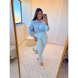 Calça alfaiataria Pietra Azul... - Marya Conceito