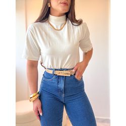 Camiseta Tanise Off White... - Marya Conceito