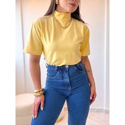 Camiseta Tanise Amarelo... - Marya Conceito