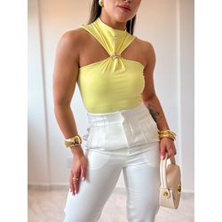 Body Fivela Isadora Amarelo... - Marya Conceito