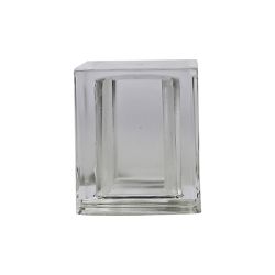 SOBRETAMPA CUBO B.15 GLASS TRANSP - MATRIZ GROUP