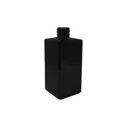VIDRO SQUARE 250ML R 28/410 PRETO - MATRIZ GROUP
