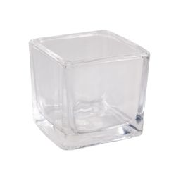 COPO DE VELA QUADRADO 70ML 5X5 TRANSP - MATRIZ GROUP