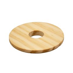 TAMPA MADEIRA PARA COPO LAMPARINA C/FURO - MATRIZ GROUP