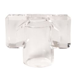 SOBRETAMPA ARROW C/RIB EASY LOCK B.15 GLASS TRANSP - MATRIZ GROUP