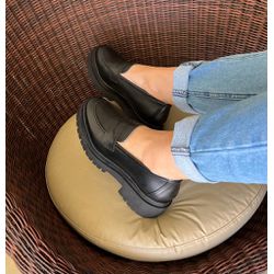 Mocassim Feminino Tratorado July Couro Maxtherapy ... - MAXTHERAPY