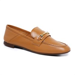 Mocassim Feminino Viena Comfort Couro Castor - 250... - MAXTHERAPY