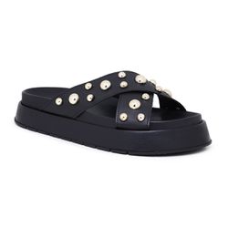 Sandália Flatform Comfort Scarlett Maxtherapy Pret... - MAXTHERAPY