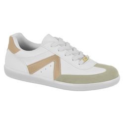 Tenis Taylor BRANCO,BEGE - 0004140051 - Morena Brasil Shoes