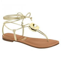 Rasteirinha Thainara DOURADO - 0008670012 - Morena Brasil Shoes