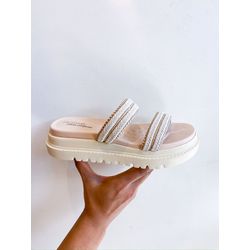 Flat Maria OFF WHITE - 0007300002 - Morena Brasil Shoes