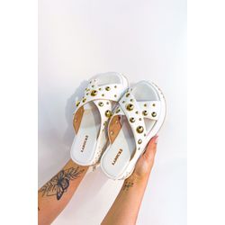 FLAT NATHALIA BRANCO - 0003070014 - Morena Brasil Shoes