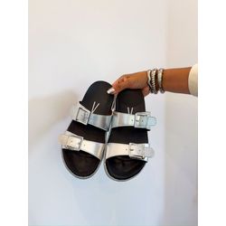 FLAT LILA PRATA - 0003200013 - Morena Brasil Shoes