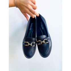 MOCASSIM CLHOE PRETO - 0003560001 - Morena Brasil Shoes