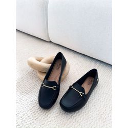 MOCASSIM SILVANA PRETO - 0004040001 - Morena Brasil Shoes