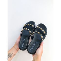 Flat Flavia PRETO - 0004290001 - Morena Brasil Shoes