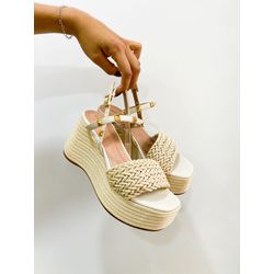 Sandalia Vivian OFF WHITE - 0004800002 - Morena Brasil Shoes