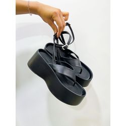 Papete Leticia PRETO - 0004810001 - Morena Brasil Shoes